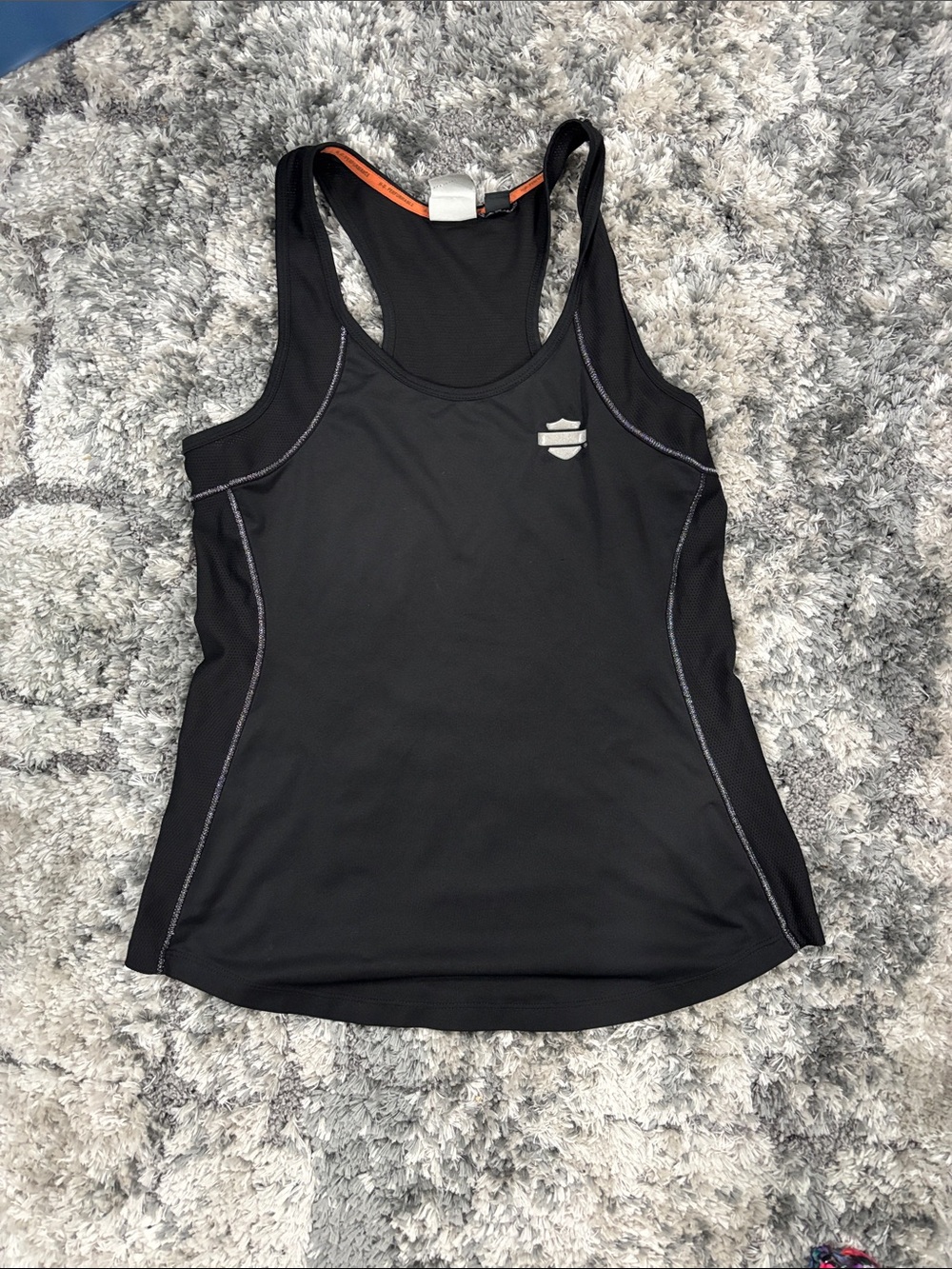 Harley Davidson Women’s Black Racerback Athletic Tank Top